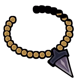 부리 모양 목걸이