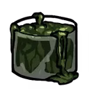 끈적거리는 진액