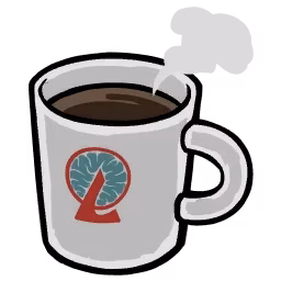 아직 따뜻한 커피