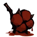 붉게 물든 목화